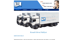 Desktop Screenshot of guvennakliyat41.com